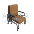 AG-AC009 Stahl Material PU Sitzpolster Krankenhaus begleiten gebrauchte Metall Klappstühle